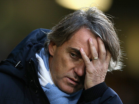 מנצ'יני, כשלון גדול בסיטי (GETTYIMAGES)