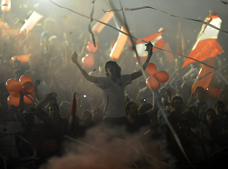 אוהדי אינדפנדיינטה, ביצעו פשיטה (gettyimages)