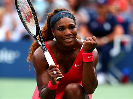 סרינה, העבירה שיעור לסטיבנס (gettyimages)