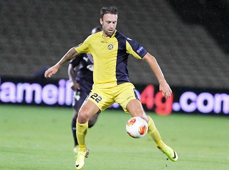 עוד משחק נהדר שלו. פריצה (צילום: האתר הרשמי של מכבי ת"א)