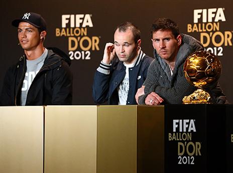 מקור לתסכול. רונאלדו, מסי וכדור הזהב (gettyimages)