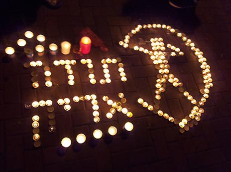 הנרת של אוהדי הפועל. "תודה אריק"