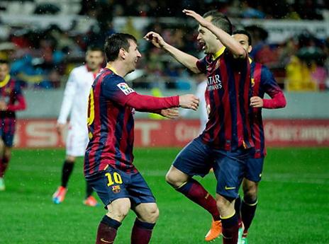 גם אינייסטה כיכב (gettyimages)