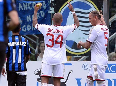 רגע מכוער. דה יונג והבננה (GETTYIMAGES)