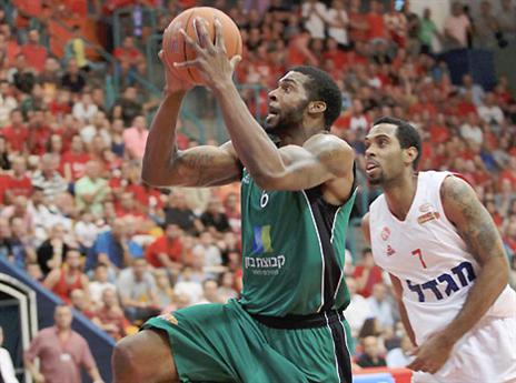 כבר היו לו משחקים טובים יותר. דונטה סמית' (צילום: אלן שיבר)