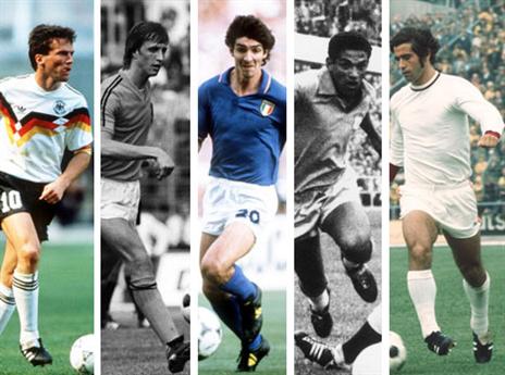 מתיאוס, קרויף, רוסי, גארינצ'ה ומולר. אגדות (gettyimages)