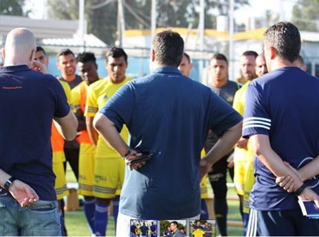 הנאום האחרון (צילום: האתר הרשמי של מכבי תל אביב)