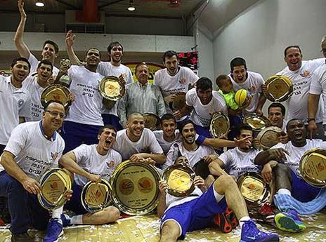 בדרך לליגת העל. נהריה (צילום: לילך וייס, איגוד הכדורסל)