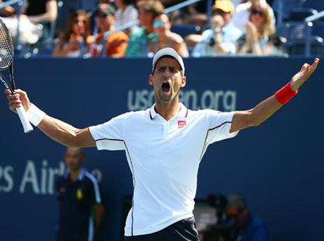 ג'וקוביץ'. זה לא הלך לפי התכניות (getty)