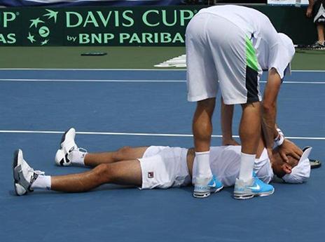 נכנס להלם. אנדי רם (איגוד הטניס)