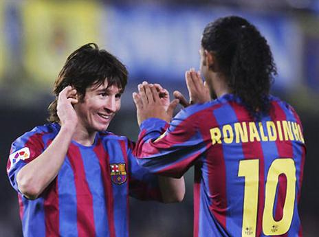 גדל עם הטובים ביותר. עם רונאלדיניו (GETTYIMAGES)