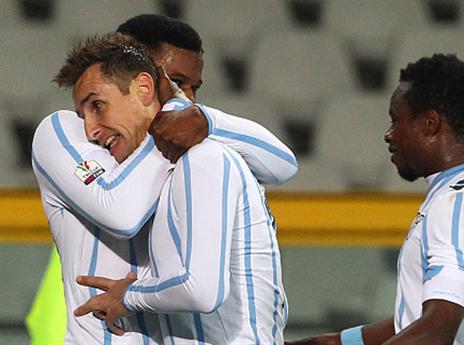 קלוזה, גם הוא כבש ללאציו (gettyimages)