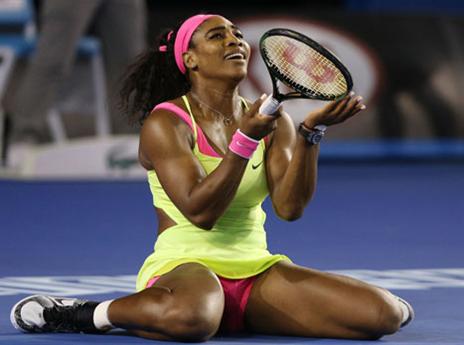 התרגשה עד דמעות. סרינה וויליאמס (gettyimages)