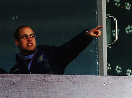 אוהד של וילה. הנסיך ויליאם (gettyimages)