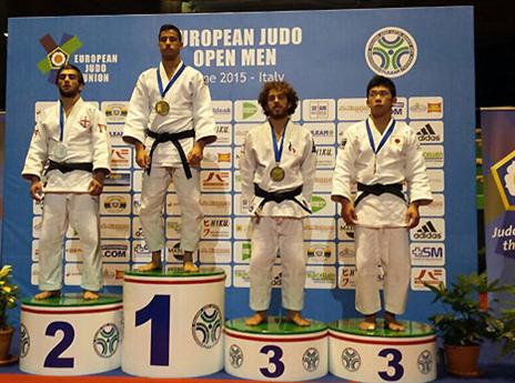 ראשון על הפודיום. פליקר (צילום: איגוד הג'ודו)