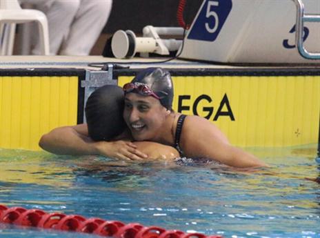 ספורטאית ראשונה בריו. מורז (פטריסיה בן עזרא כרמלי, איגוד השחייה)