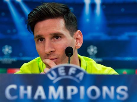 מרגיש טוב. מסי (gettyimages)