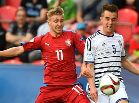 ניצחו את המארחת, דנמרק מול צ'כיה (gettyimages)