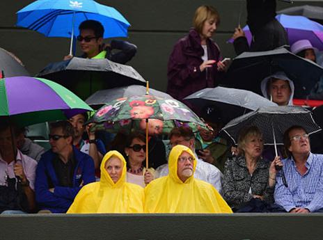 הגשם מעט הפריע (gettyimages)