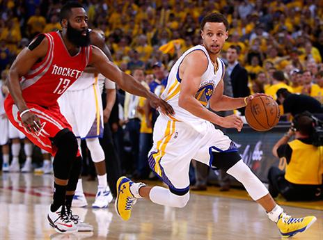 קרי והארדן. מי ראשון ומי שני? (gettyimages)