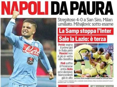 "נאפולי מפחידה" (שער קוריירה דלו ספורט)