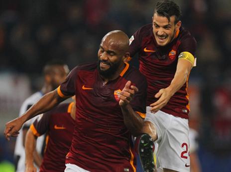 שחקני רומא, טיפסו לפסגה (gettyimages)