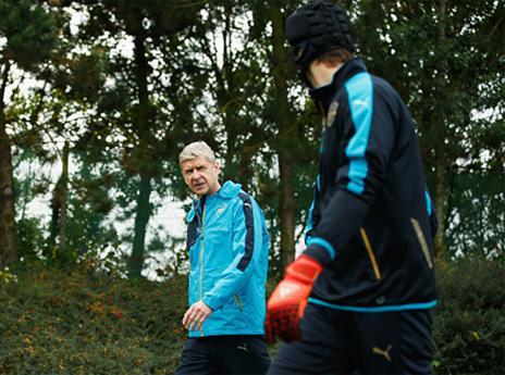 איך זה ייגמר הפעם? ונגר באימון לקראת באיירן (Getty)