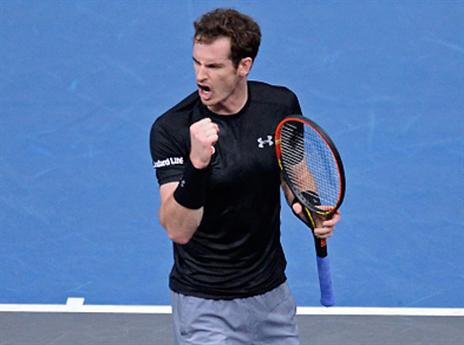 אנדי מארי חוגג בצרפת. ניצחון מרשים (getty)