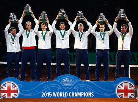 בריטניה על הפודיום. יום למזכרת (getty)