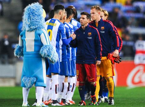 גם הקמע רצה כיף ממסי (getty)