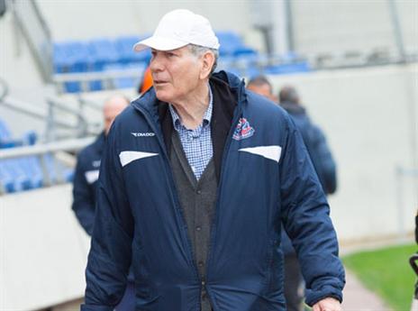 כץ בבלומפילד. ייפגש עם המנכ"ל המושעה (צילום: עודד קרני)