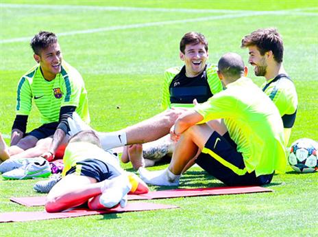 יחזור להתאמן ביום חמישי. מסי (Getty)