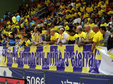 הקהל הצהוב הפגין נוכחות (אלן שיבר)