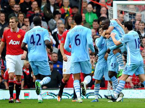 חוגגים שישייה נדירה נגד יונייטד (getty)