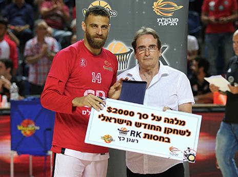 לימונד מקבל את תואר שחקן החודש (אלן שיבר)