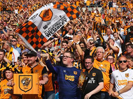 אוהדי האל שכן הגיעו לוומבלי (gettyimages)