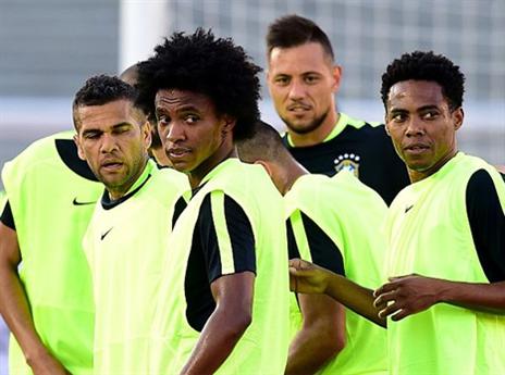 יש להם מה להוכיח. שחקני נבחרת ברזיל (Getty)