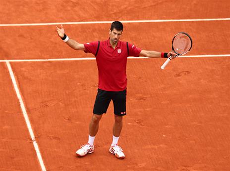 השליט הבלתי מעורער בטניס כיום. ג'וקוביץ' (getty)