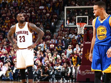 לברון מול קרי. סדרת הגמר פתוחה לחלוטין (getty)