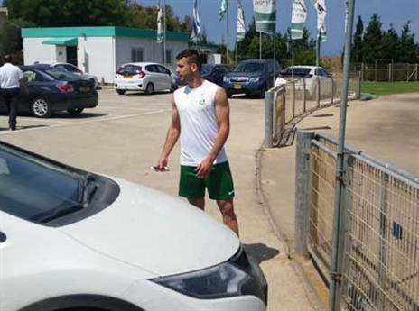 אבו עביד באימון הבוקר