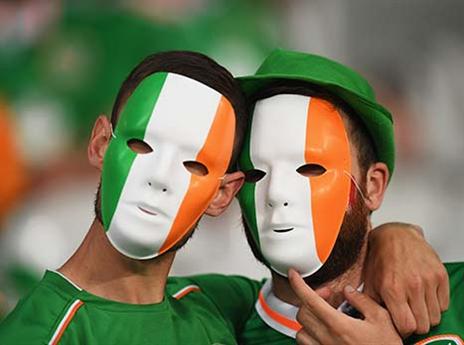 הקהל המצטיין של היורו. אוהדי אירלנד (getty)