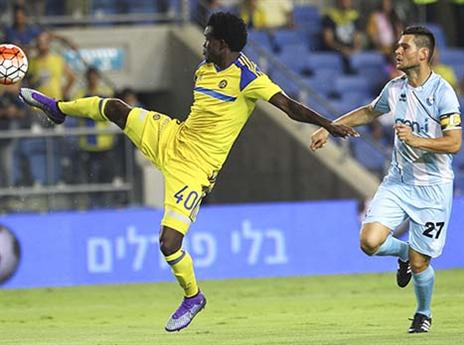 איגיבור היה הפעיל בשורות מכבי ת"א במחצית הראשונה (אלן שיבר)