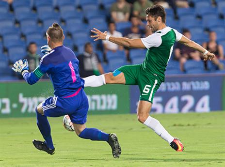 קגלמאכר היה קרוב להבקיע בבכורה (עודד קרני)