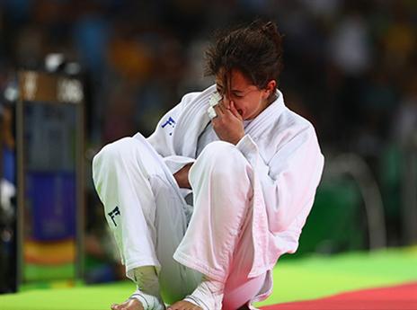 ספורטאית מרגשת (gettyimages)