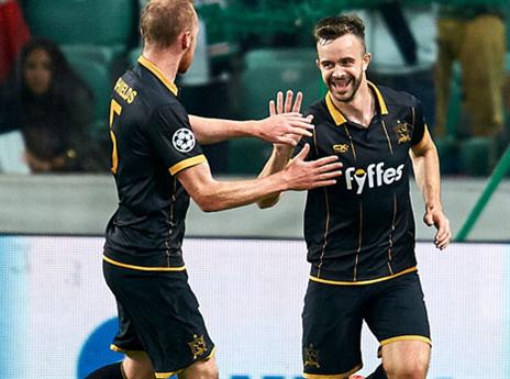 דונדלק חוגגת. האנדרדוג המובהק בבית של מכבי ת"א (getty)