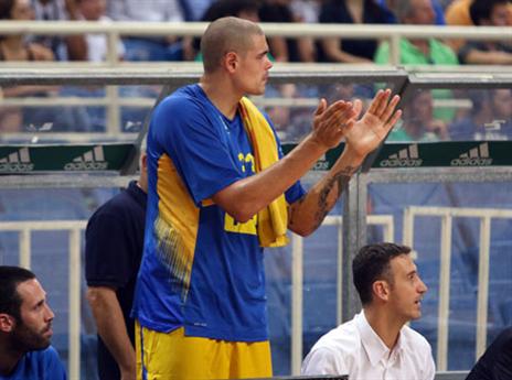 כבר התאקלם במכבי ת"א. צירבס (צילום: אודי ציטיאט)