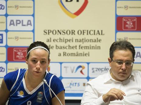 "מרוכזים לקראת המשחק בבוסניה". ענבר ושי דורון (FIBA)