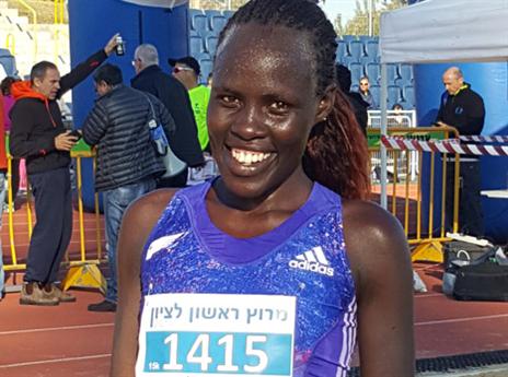 צ'מטאי קורלימה. גם היא שברה שיא ישראלי (באדיבות איגוד האתלטיקה)