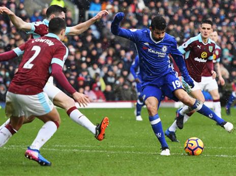 קוסטה מתקשה בשלג (getty)