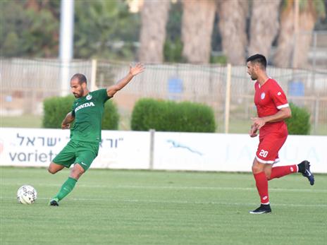 הירוקים מתקשים בהתקפה. אלברמן (האתר הרשמי של חיפה, ראובן כהן)